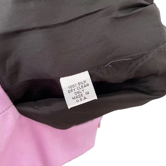 Dara Lamb Haute De Gamme Shift Dress Made in USA 100% Silk Size See Measurements - Picture 7 of 7